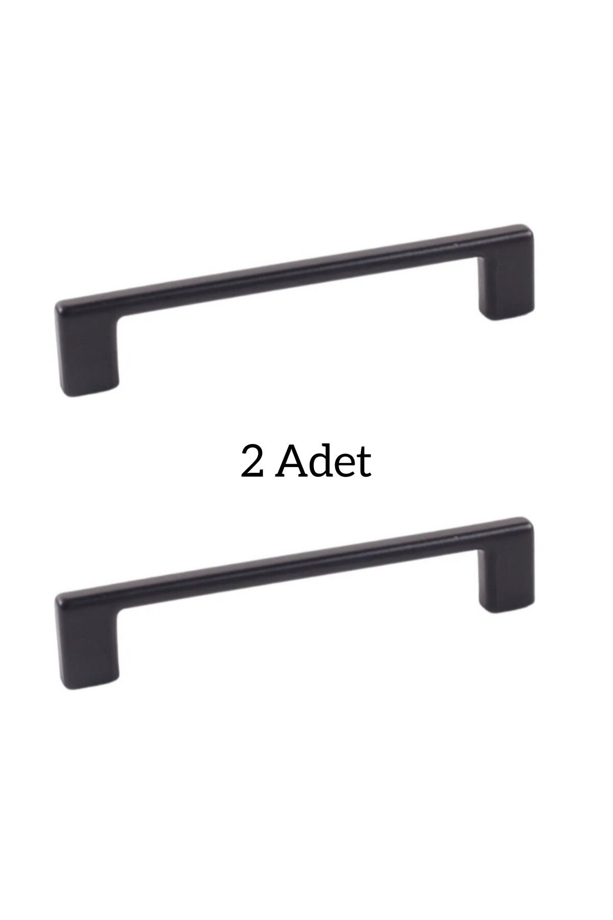 ARON-( 2 PCS ) THIN ŞEREF HANDLE BLACK 96 TV UNIT CONSOLE DRAWER DRAWER KITCHEN CABINET DOOR HANDLE 96mm 4