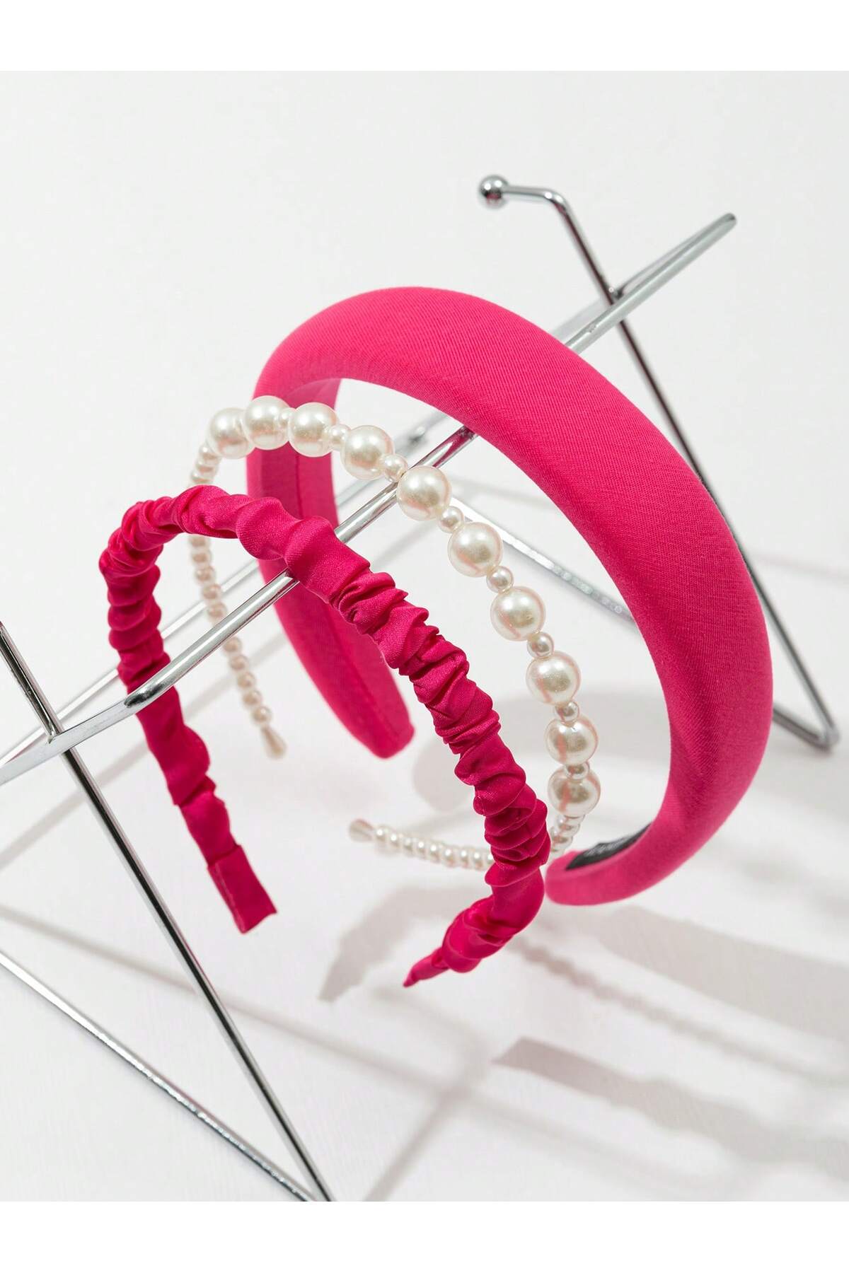 3-piece pearl satin crown set