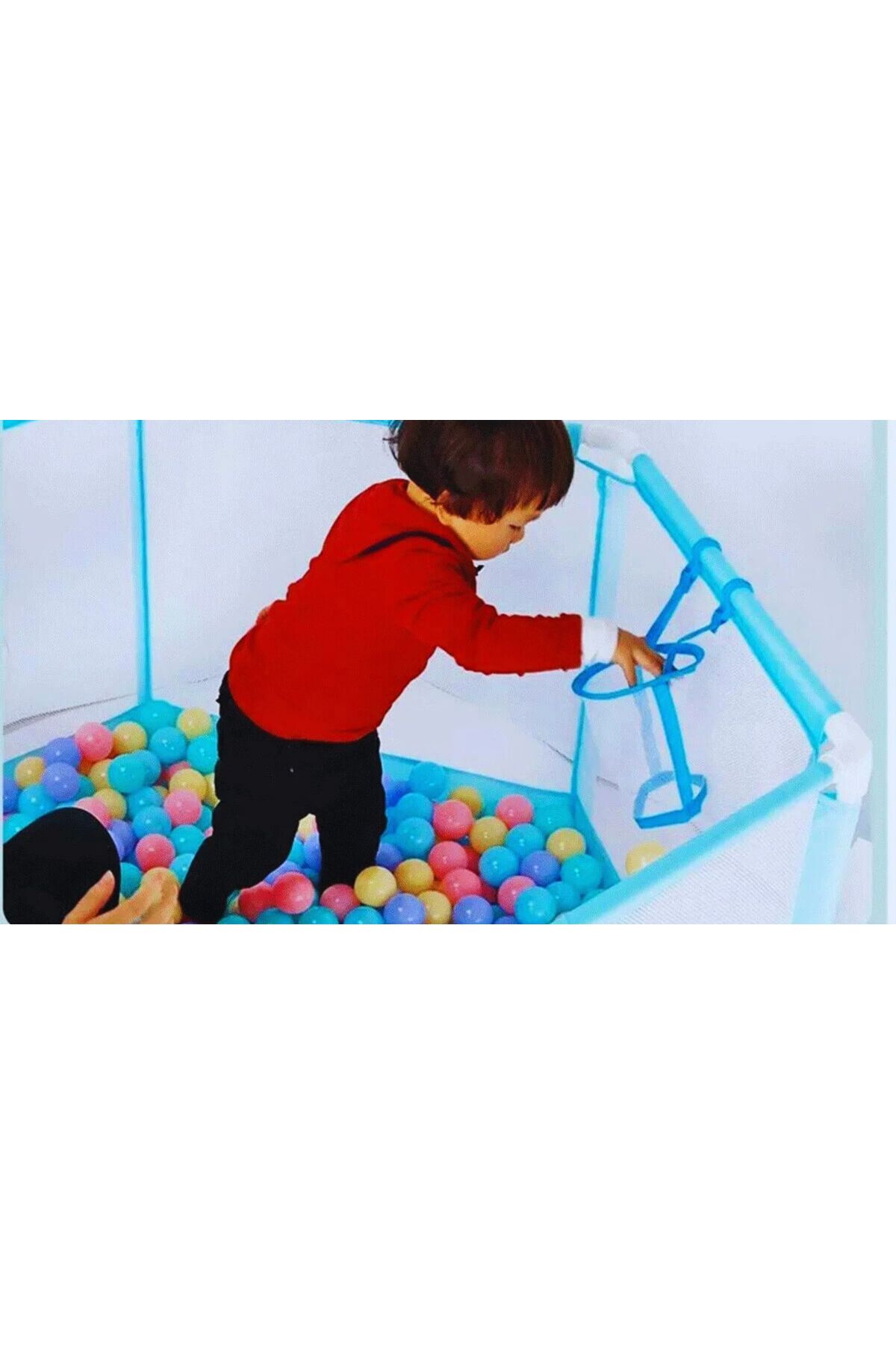 E-LİFE HOME Playard Güvenli Bebek Ve Çocuk Oyun Alanı Oyun Parkı Oyun Matı Ve Topları fotoğrafı 3 (önizleme)