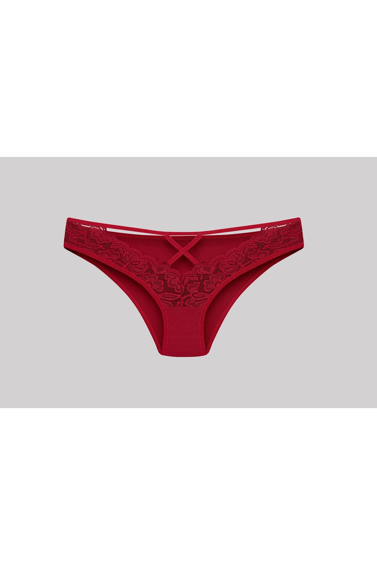 Ramior-SET RAMİOR 5 BUCĂȚI PANTALONI DE BUMBAC DETALĂȚI DE DANTELĂ ÎN FAȚĂ (ROSU-ALB-ALBASTRU ÎNCHIS-PUDRĂ-TRAndafir USCAT) 6