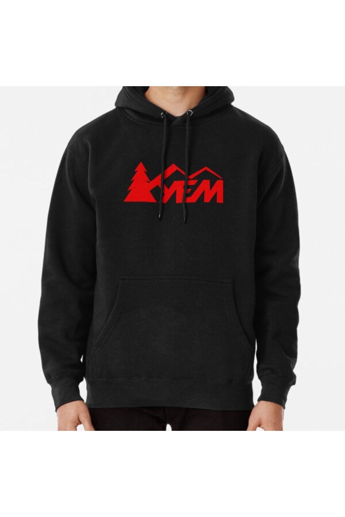 ZOKAWEAR YEM Phish Red Printed Sweatshirt Hoodie Trendyol