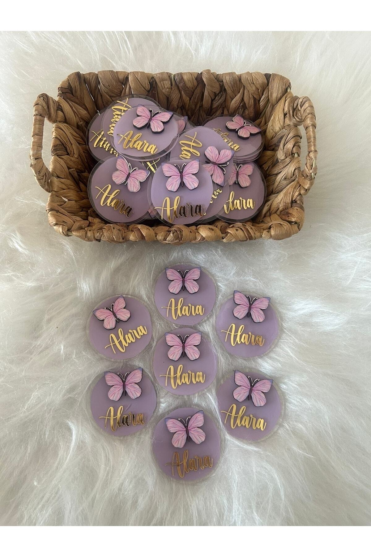 Butterfly Various Model Plexi Magnet 10 Pieces