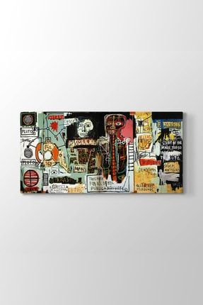 Jean-Michel Basquiat - Notary Kanvas Tablo (Model 5) - (ÖLÇÜSÜ 60x30 cm) BS-578__model_5
