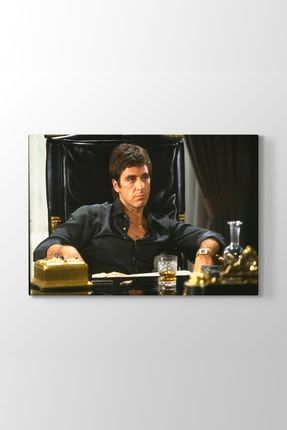 Al Pacino - Scarface Tablosu (Model 1) - (ÖLÇÜSÜ 125x80 cm) UN-42__model_1