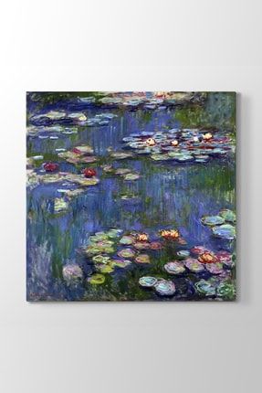 Claude Monet - Water Lilies Tablosu (Model 3) - (ÖLÇÜSÜ 80x80 cm) BS-180__model_3