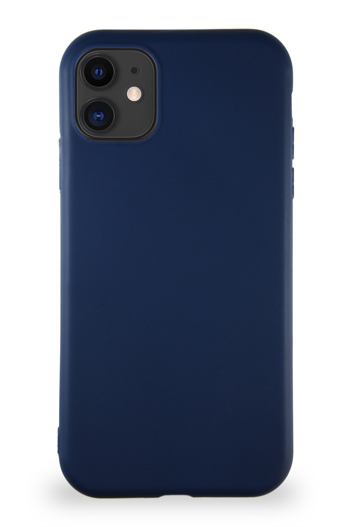 Apple iPhone 11 Soft Premier Renkli Silikon Kapak - Lacivert