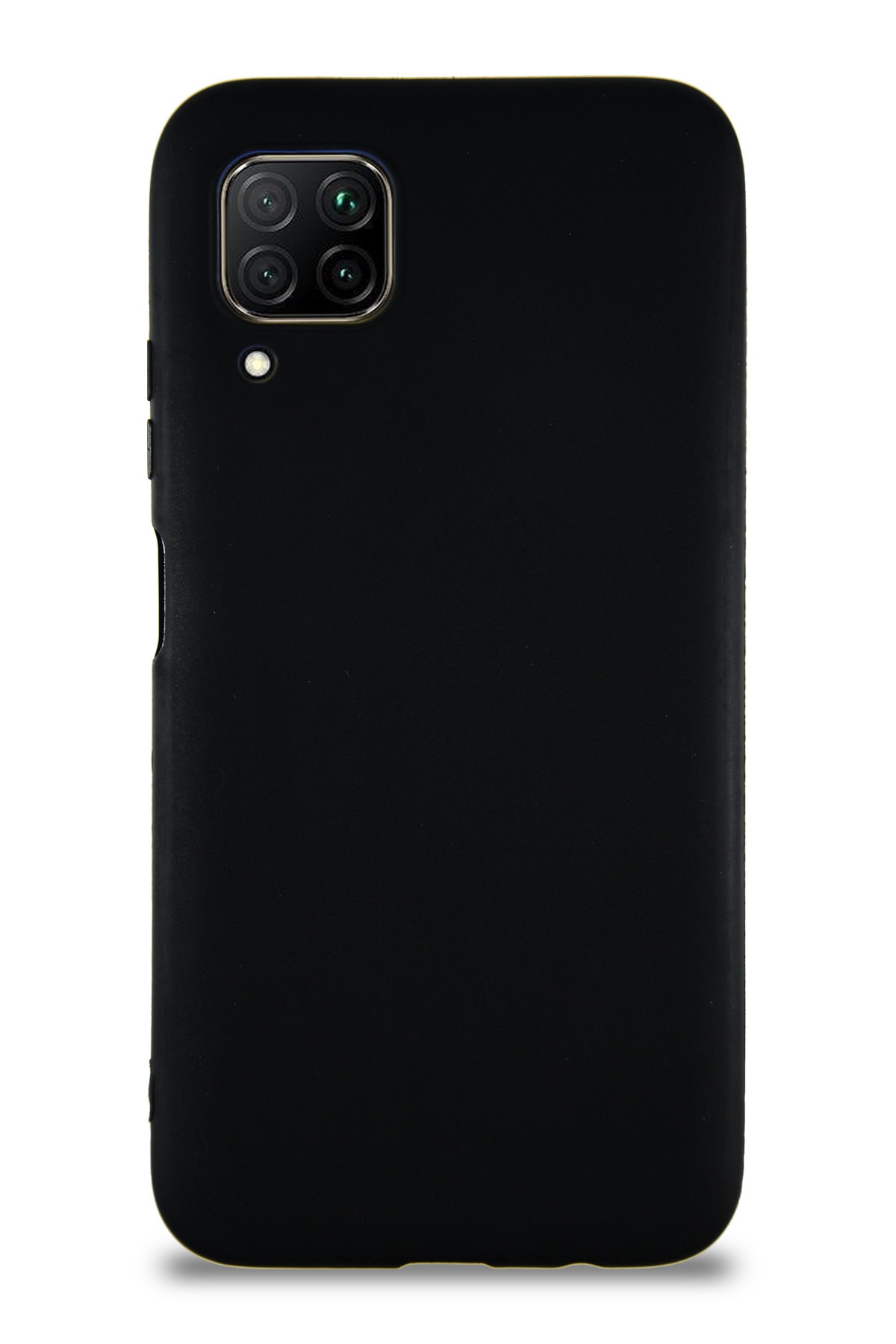 Huawei P40 Lite Soft Premier Renkli Silikon Kapak - Siyah