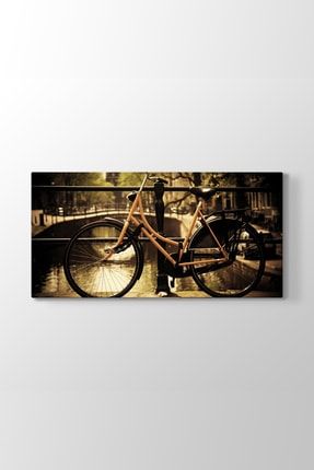 Amsterdam Eski Bisiklet Tablosu (Model 5) - (ÖLÇÜSÜ 140x70 cm) FT-140__model_5