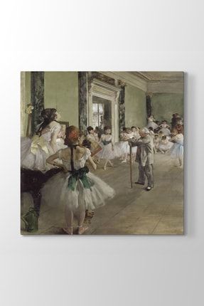 Edgar Degas - La Classe De Danse Tablosu (Model 3) - (ÖLÇÜSÜ 90x90 cm) BS-145__model_3