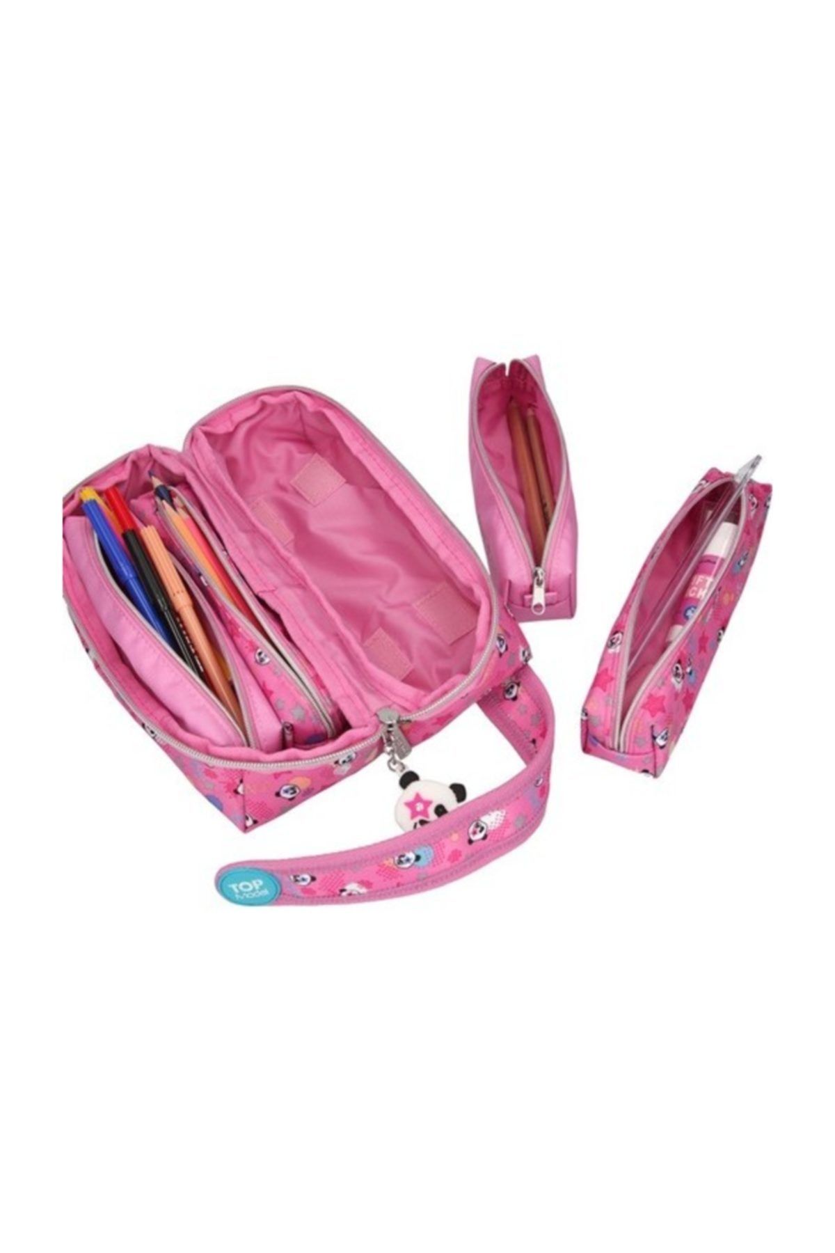 Top Model-Panda Design Compartmented Pencil Case 3