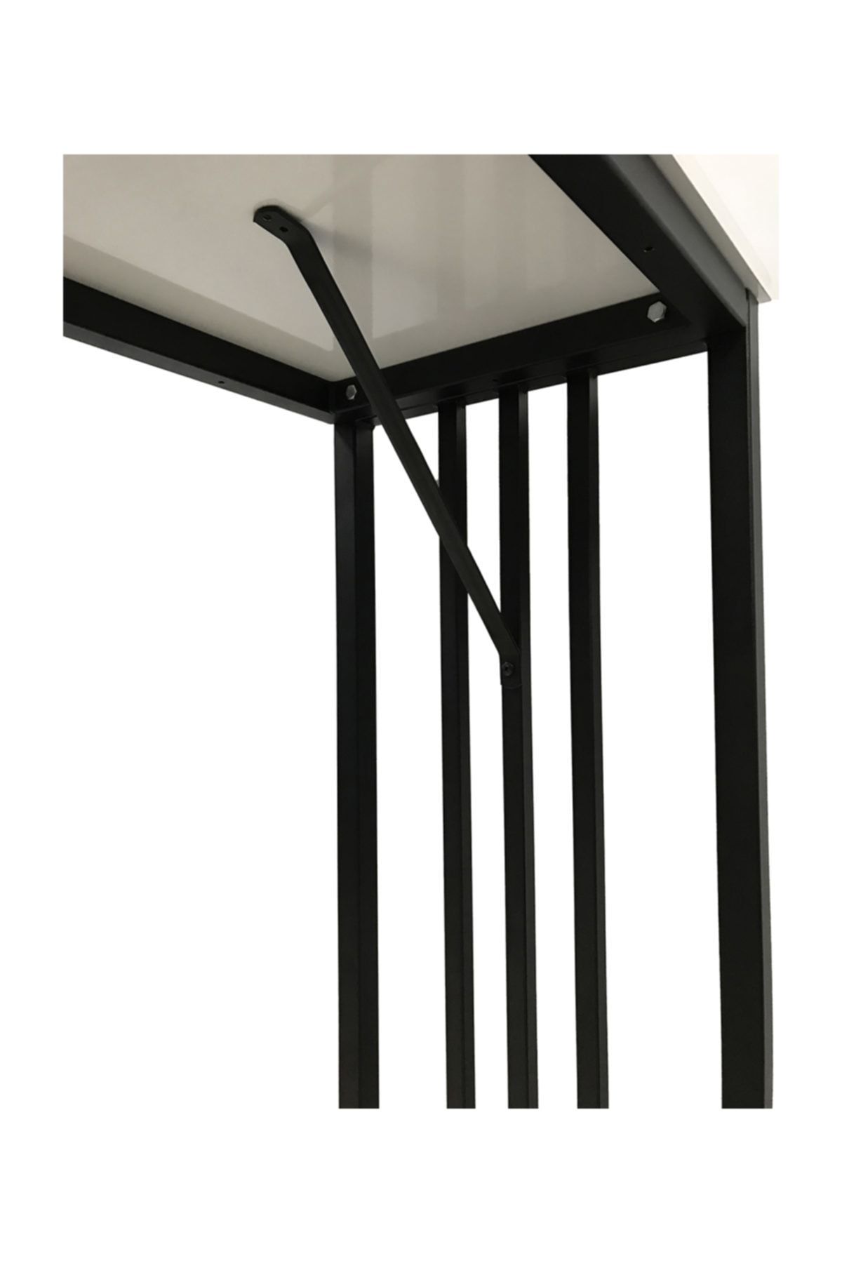 Bar Tipi Masa Metal Ayaklı Masa