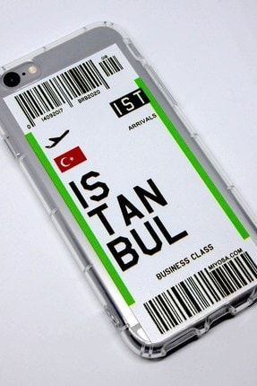 Iphone 6 Plus 6s Plus Şehir Uçak Bileti Telefon Kılıfı Istanbul KAP8_6-6S-Plus