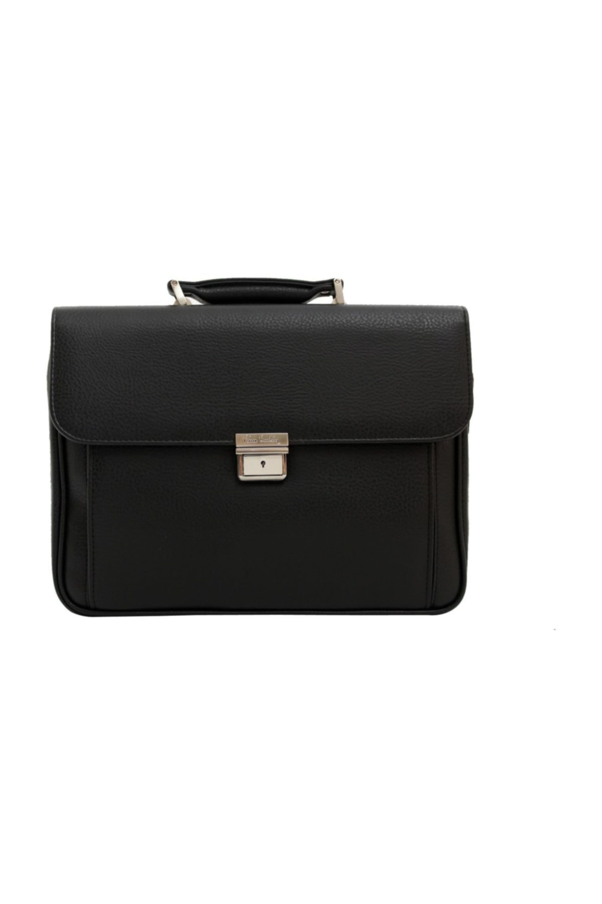 01pc1112-s Siyah Suni Deri Unisex Evrak Çantası