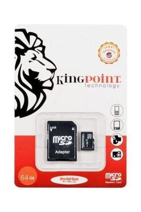 Kingpoint 64 gb Mikro Sd Hafıza Kartı Class10 Pazariz7002718