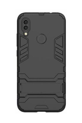 Xiaomi Redmi 7 Alfa Serisi Armor Standlı Perfect Protect Koruma Kılıf - Siyah ALF-ARM-41