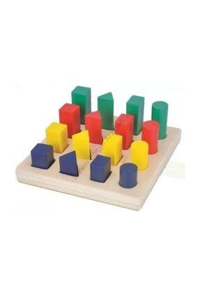 Büyükten Küçüğe Sıralama Geometrik Şekiller Anaokulu Montessori 4081