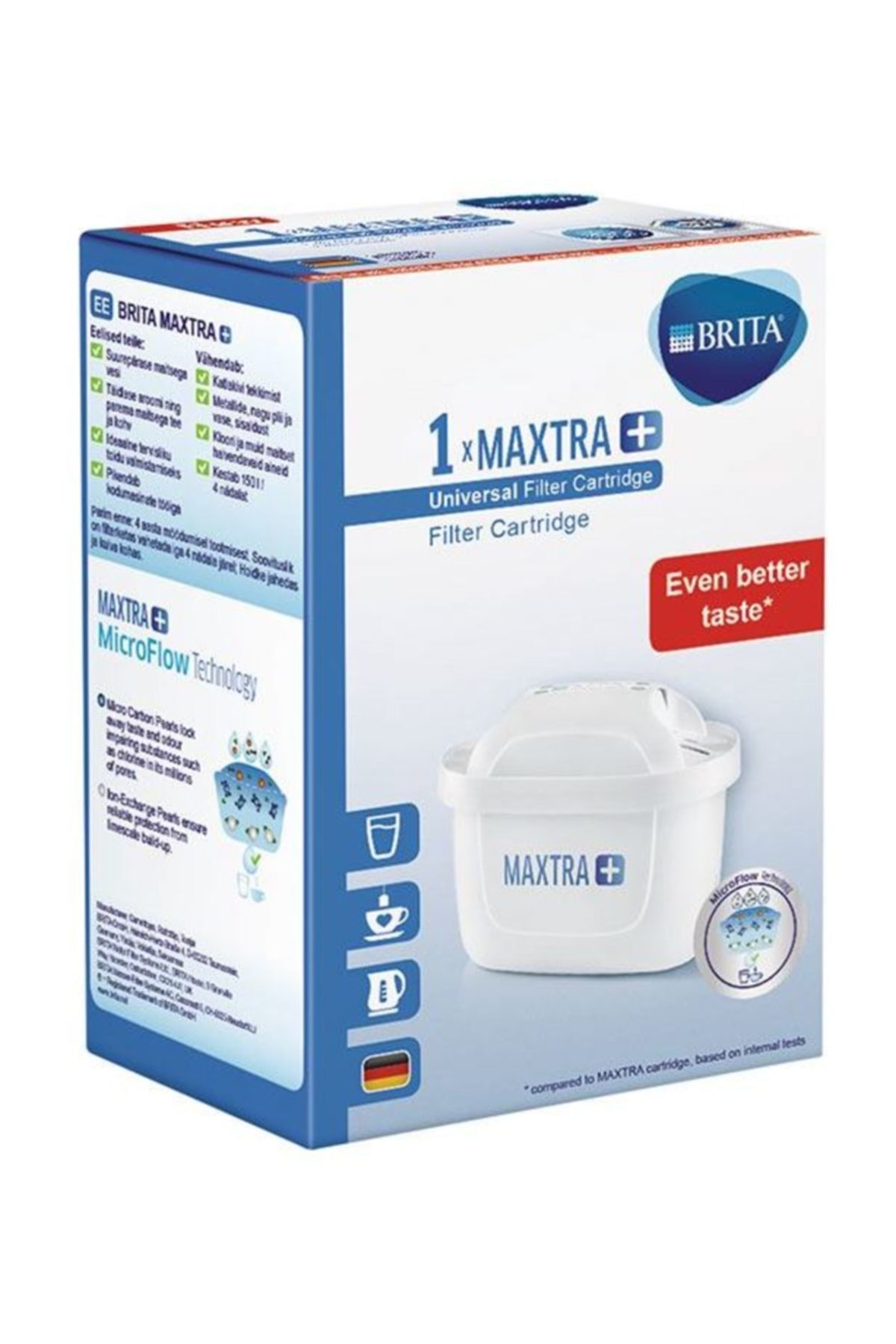 Maxtra + Plus Yeni Nesil Su Arıtma Filtresi 1 Adet