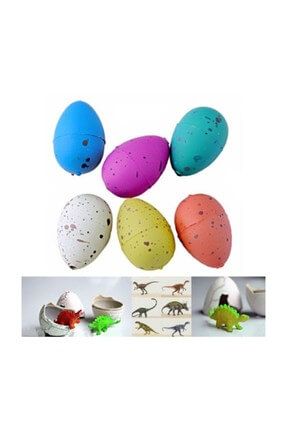 Sihirli Dinozor Yumurtaları Renkli 6 parça AE-32916326687