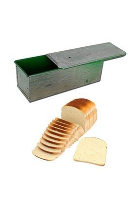 Tost Ekmek Tavası Kaplamalı Yapışmaz Kapaklı 10x10x30 cm 7145.01010.32