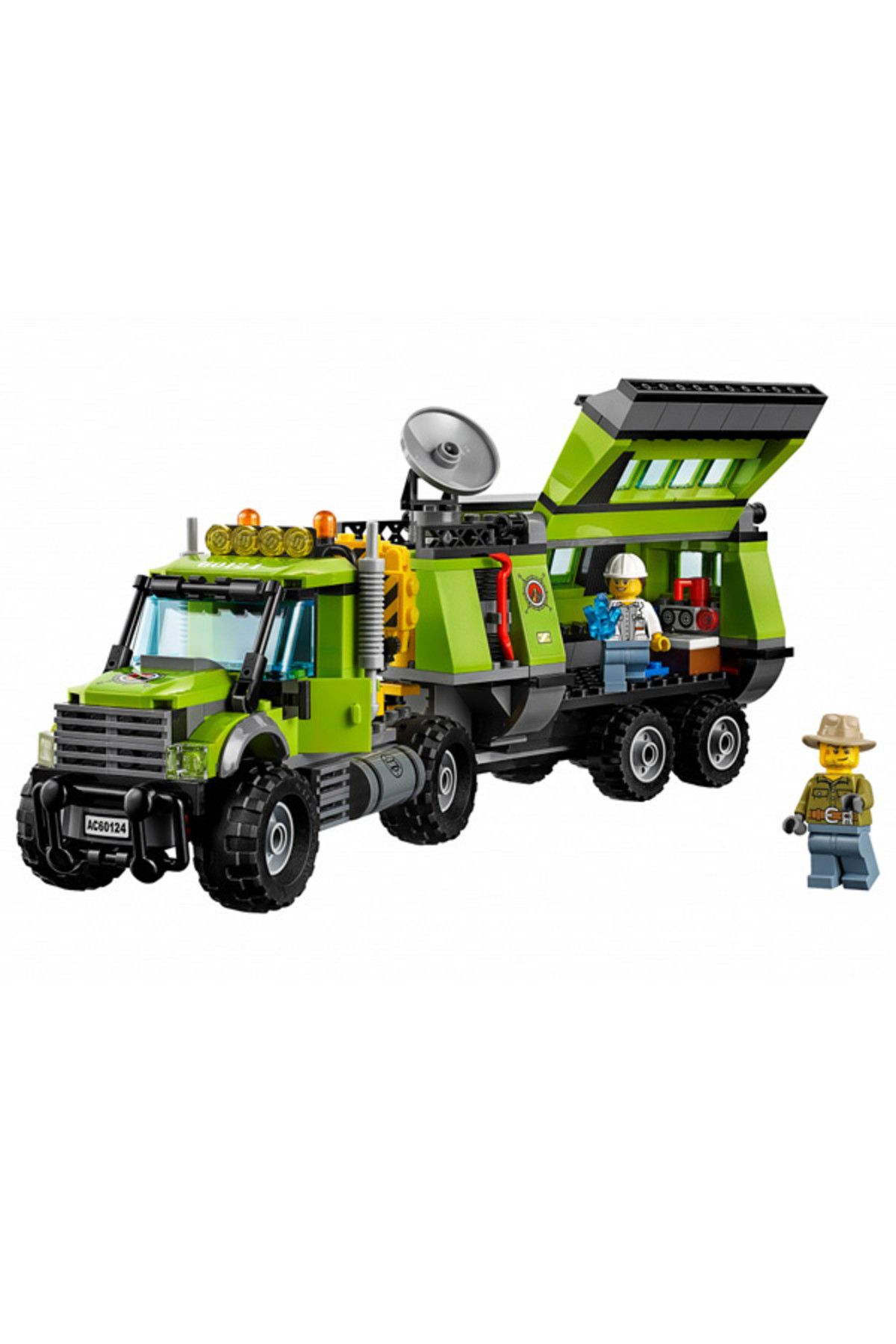 LEGO لگو پایگاه اکتشاف آتشفشان شهر 60124 /