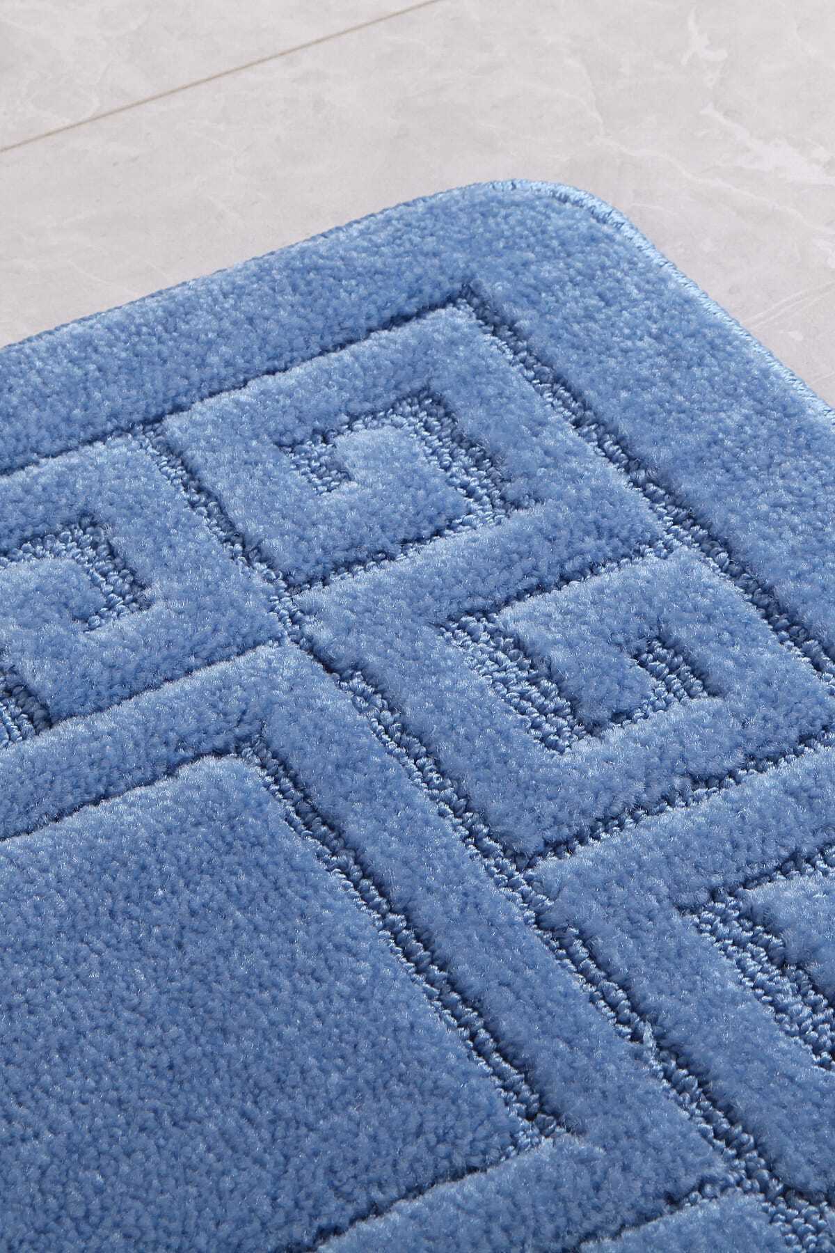 Confetti-Ethnic 50x80 40x50 cm PS Blue Bath Rug 2