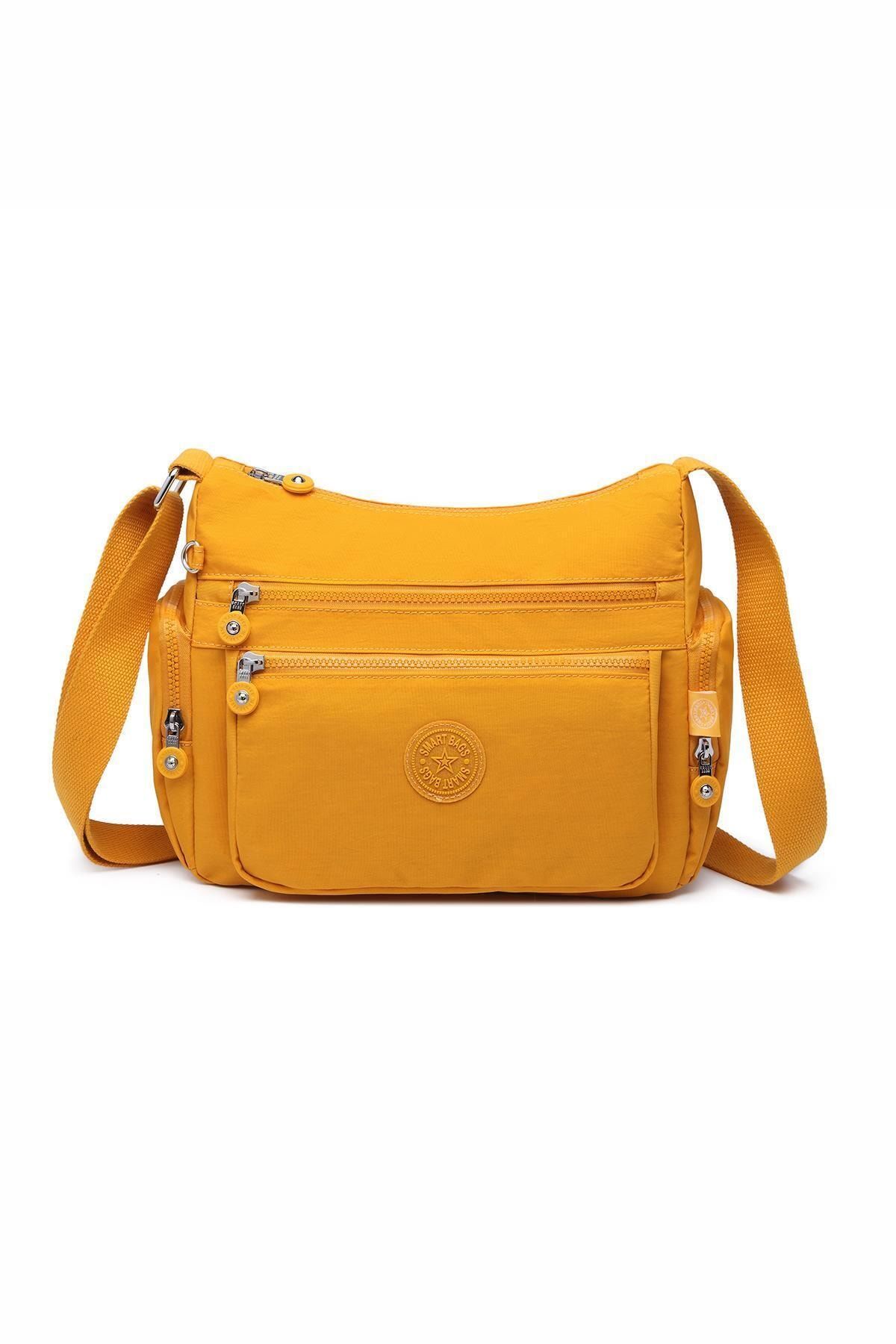 SMART BAGS Smbyb1115-0086 Hardal Kadın Çapraz Çanta