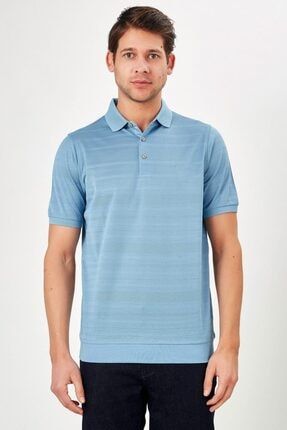 Erkek Açık Mavi Polo Yaka T-shirt-rb1a0420y012 RB1A0420Y012