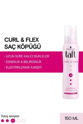 taft sac kopugu curl flex 150 ml fiyati yorumlari trendyol