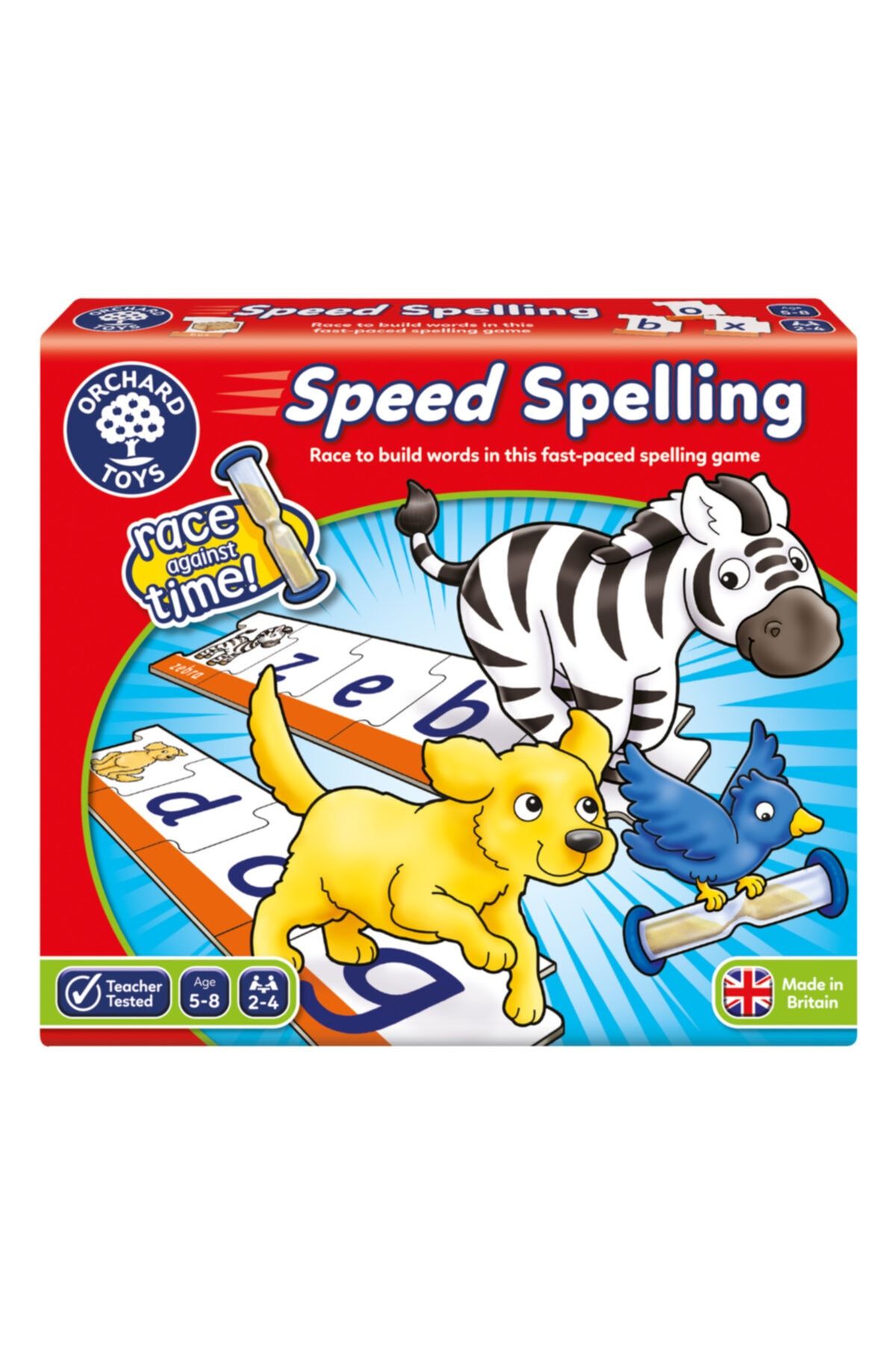 ORCHARD Speed ​​Spelling یک بازی است که مهارت های خواندن و نوشتن را برای سنین 5 تا 8 سال بهبود می بخشد.