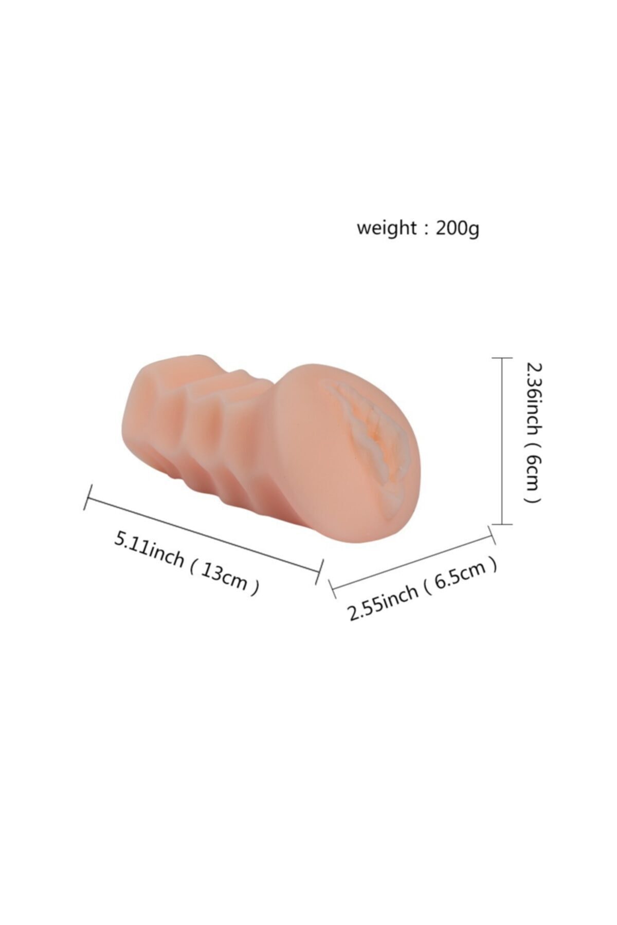 Gizi Silikon Realistik Suni 13 Cm Vajina Mastürbatör 4