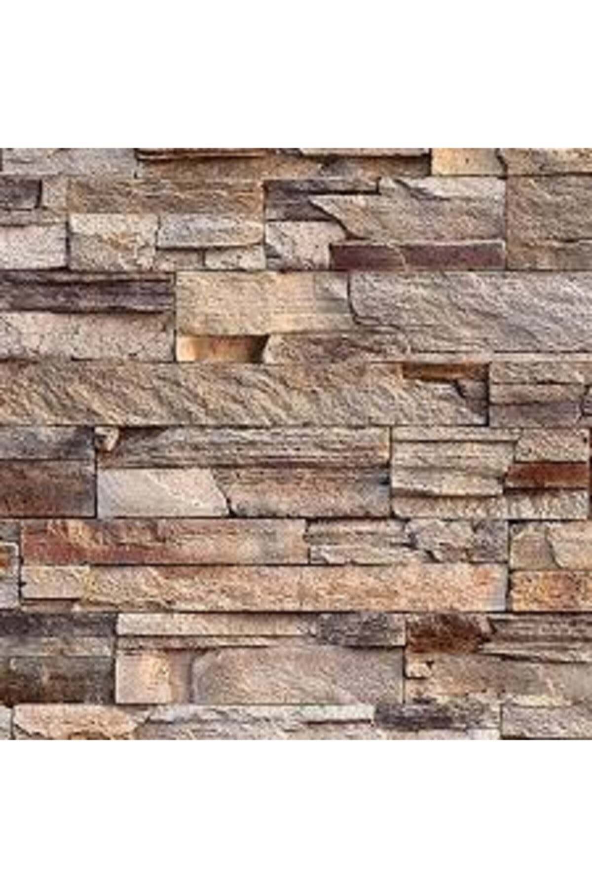 New Art Oskar Kesme Taş Desenli 3d Duvar Kağıdı