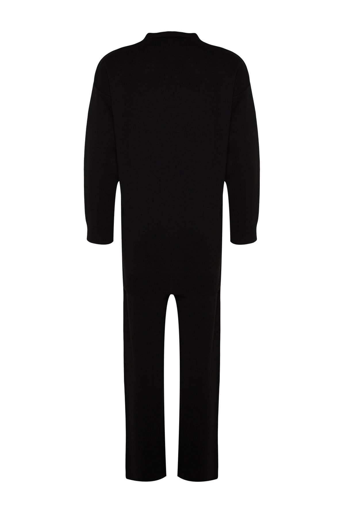 Trendyol Modest-Μαύρο Σετ Πλεκτά Ζακέτα και Παντελόνι - TCTAW24US00048 8