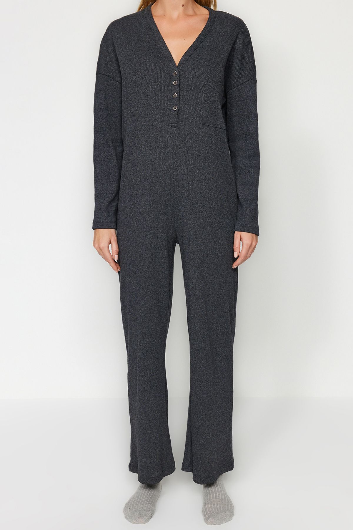 Cotton deals knit jumpsuit