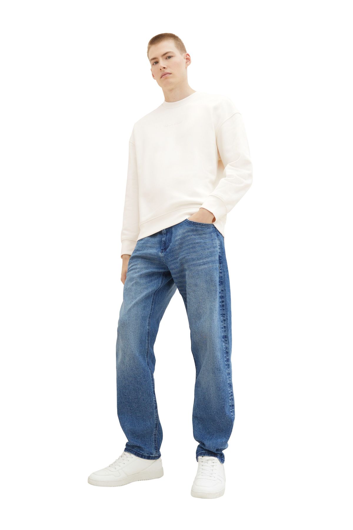 Tom Tailor Denim-Džínsy Pánska použitá Mid Stone Blue Denim 3