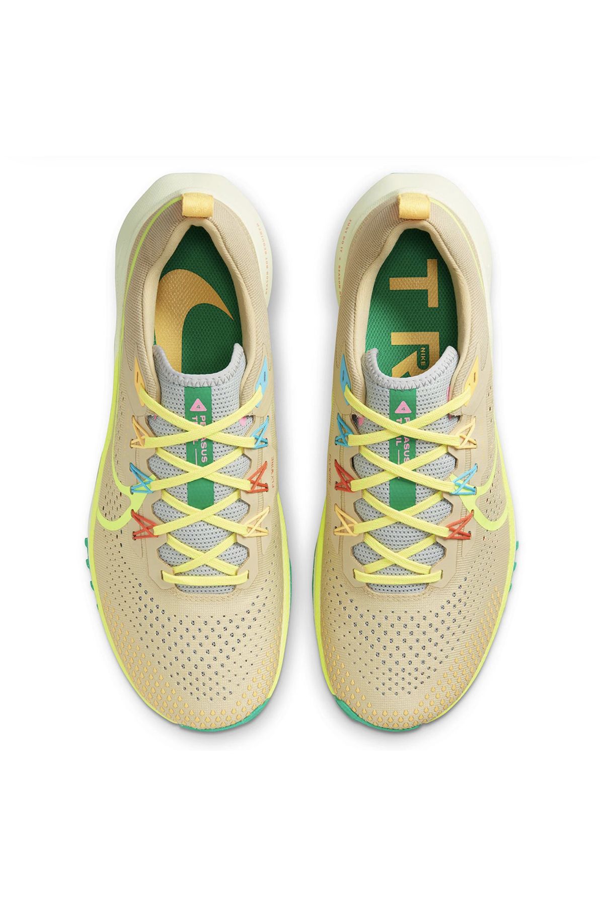 کفش دو و تمرین زرد مردانه كفش كتانى ورزشى مدل react pegasus trail Nike