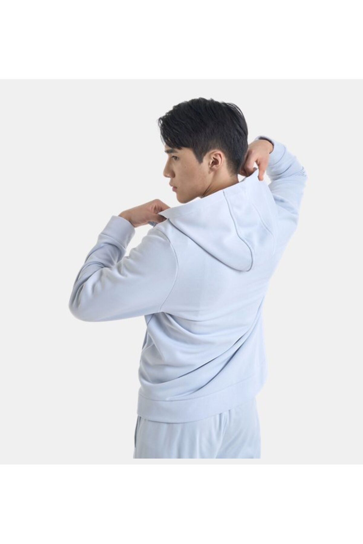 سویشرت ورزشی سفید مردانه آرمور Fleece® با اندازه کامل Zipper Hooded Upper 1373357 014 Under Armour