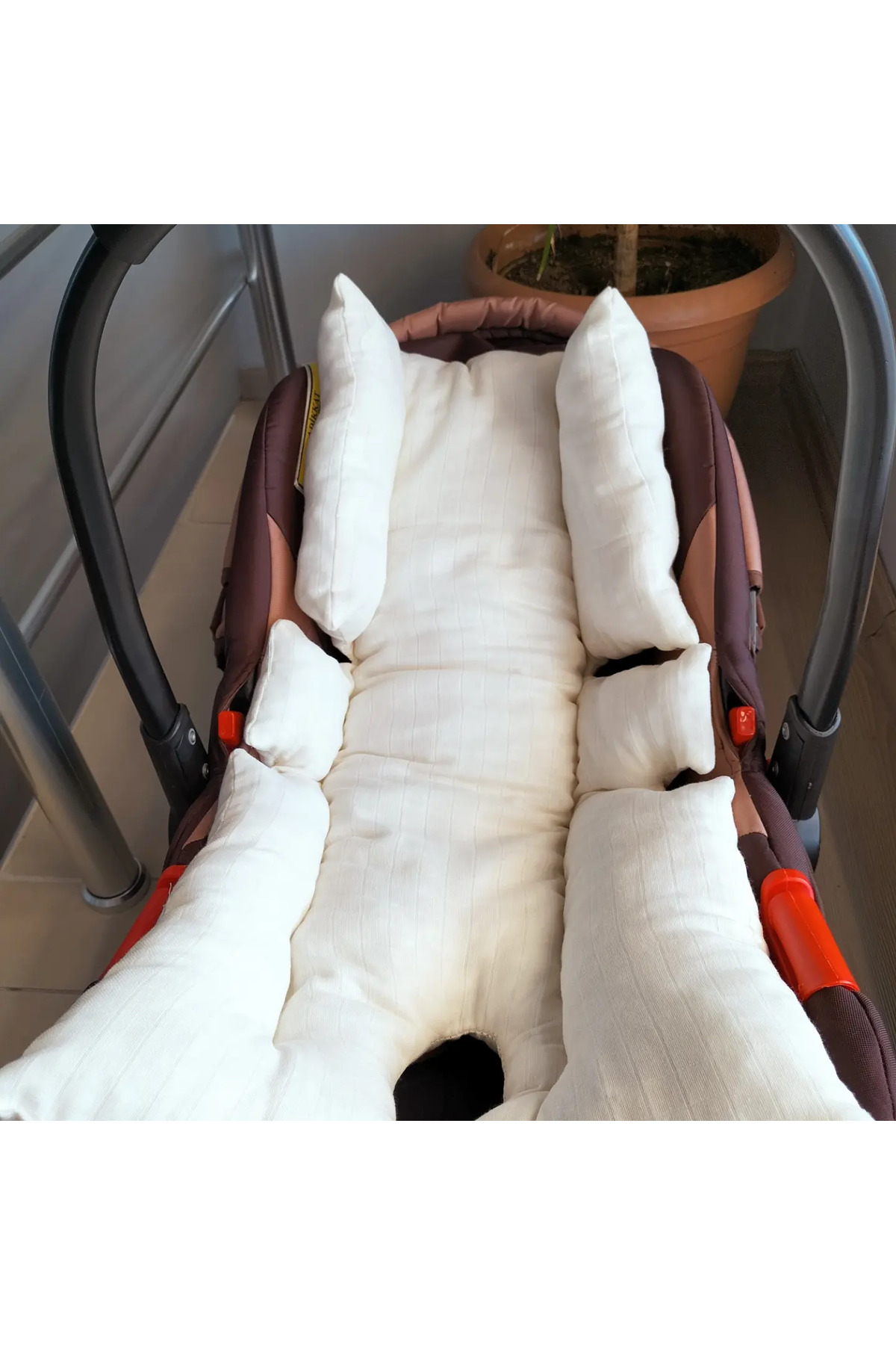 eyma home Muslin puset minderi %100 pamuk kumaş fotoğrafı 4 (önizleme)