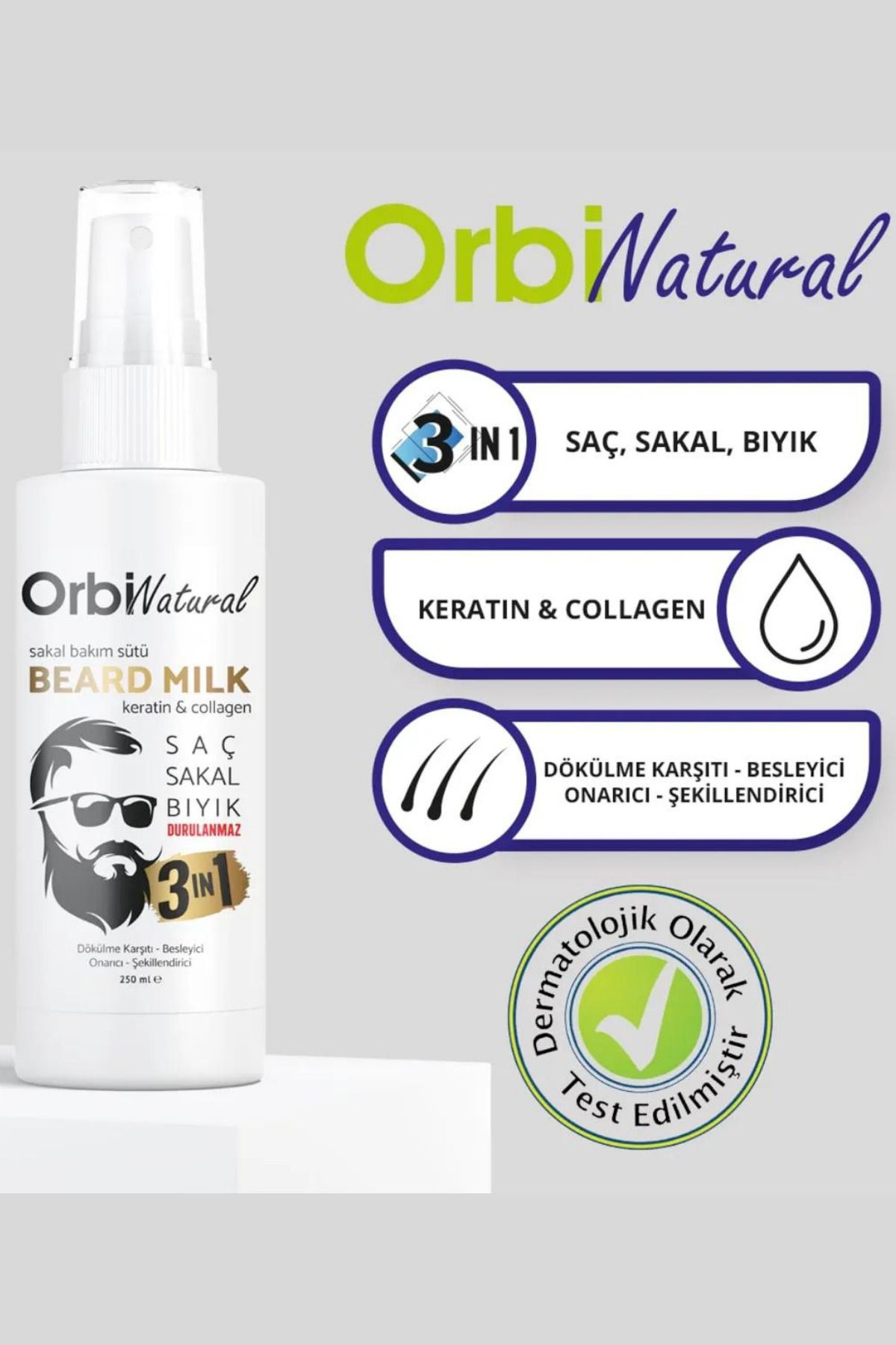 مراقبت از مو، ریش، سبیل (عطر) 250 میلی لیتر ORBIFRESH