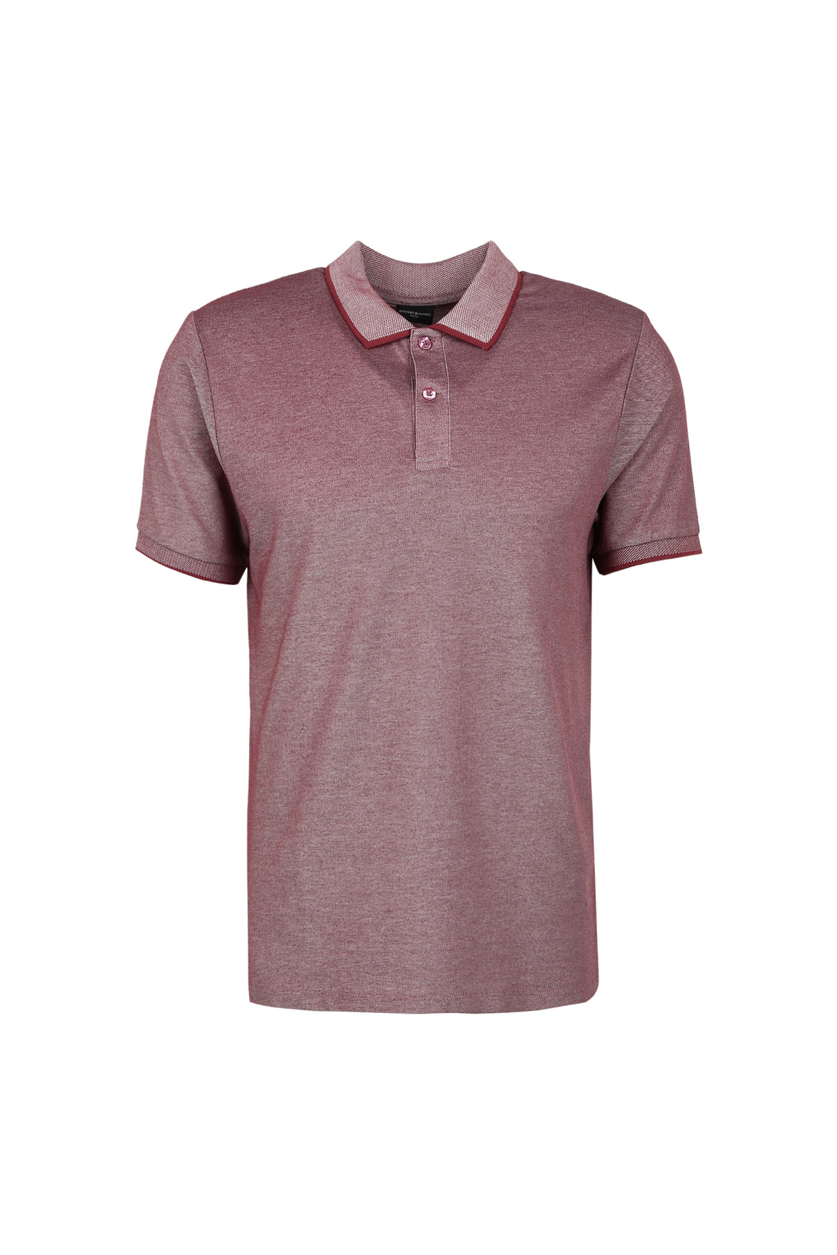 آلتین ییدلیز کلاسیکس تی شرت یقه دار مردانه Altınyıldız Classics سفید - شرابی قرمز 4A9000000003