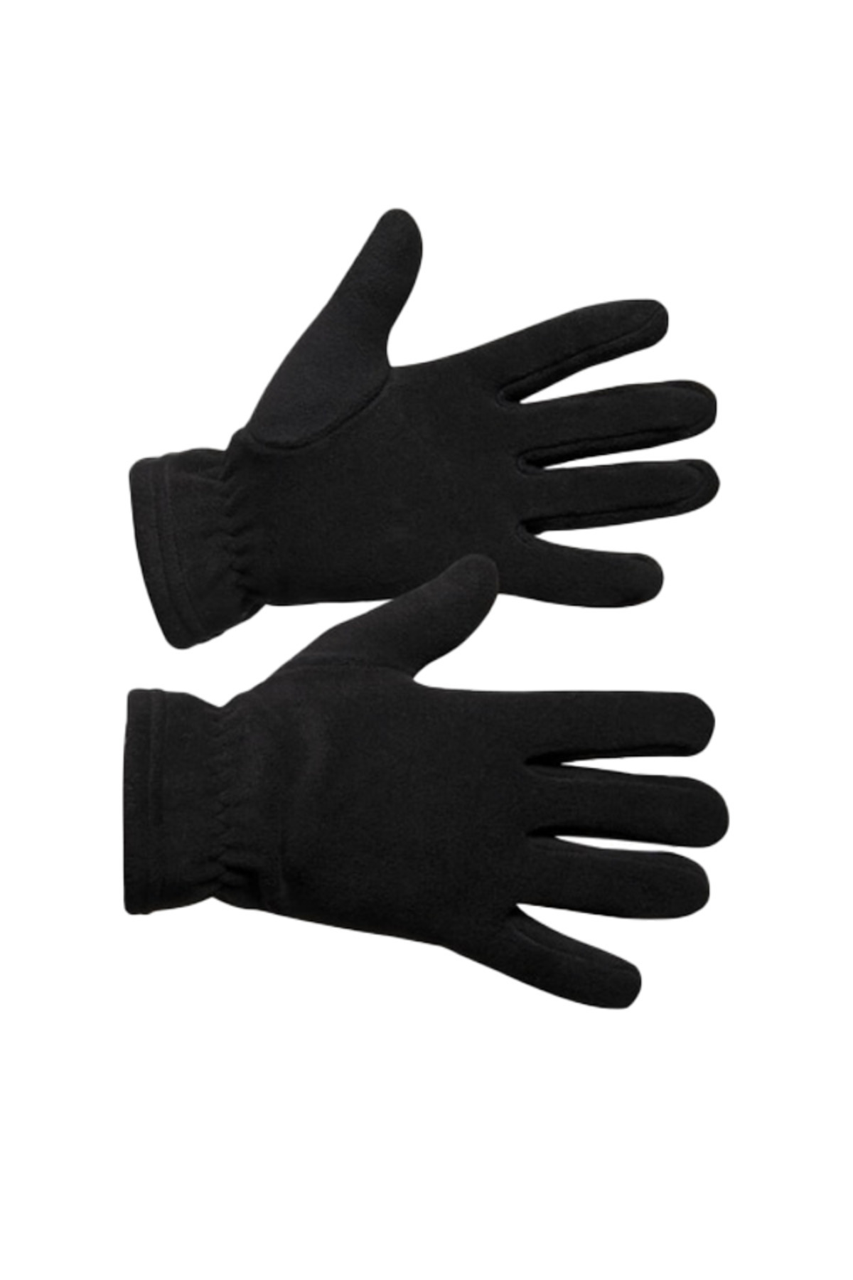 VantaStore  Unisex Siyah Termal Kışlık Kaliteli Polar Eldiven Kadın Erkek - Görsel 3