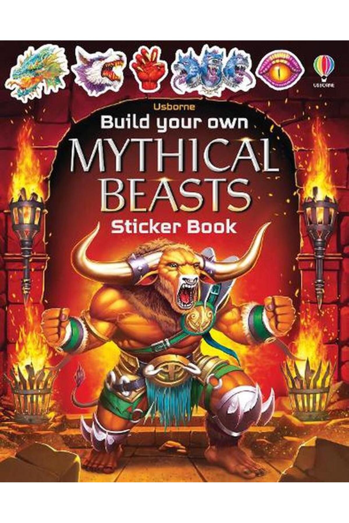 Usborne-Build Your Own Mythical Beasts - Build Your Own Sticker Book 2