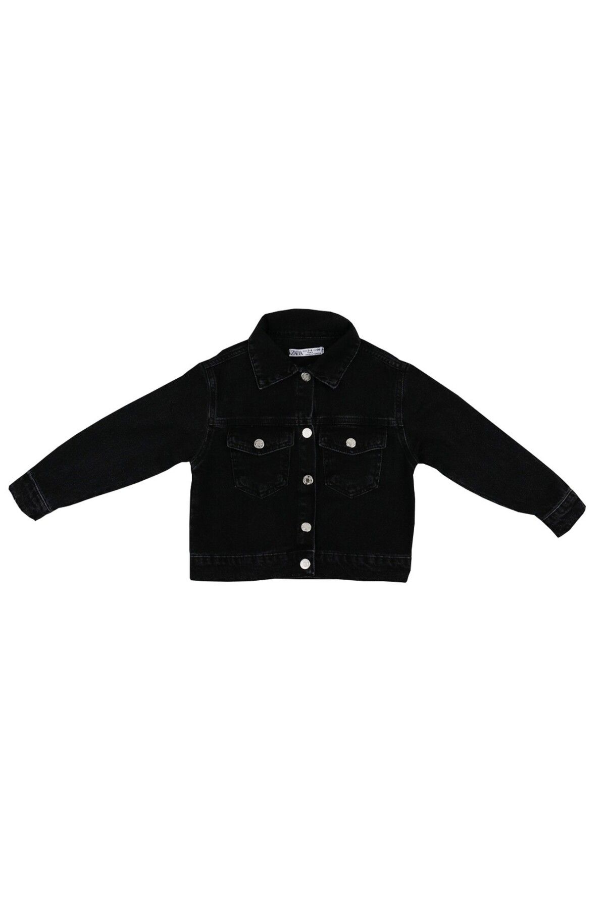 Leva Kids Children s Black Denim Jacket 2276 Trendyol