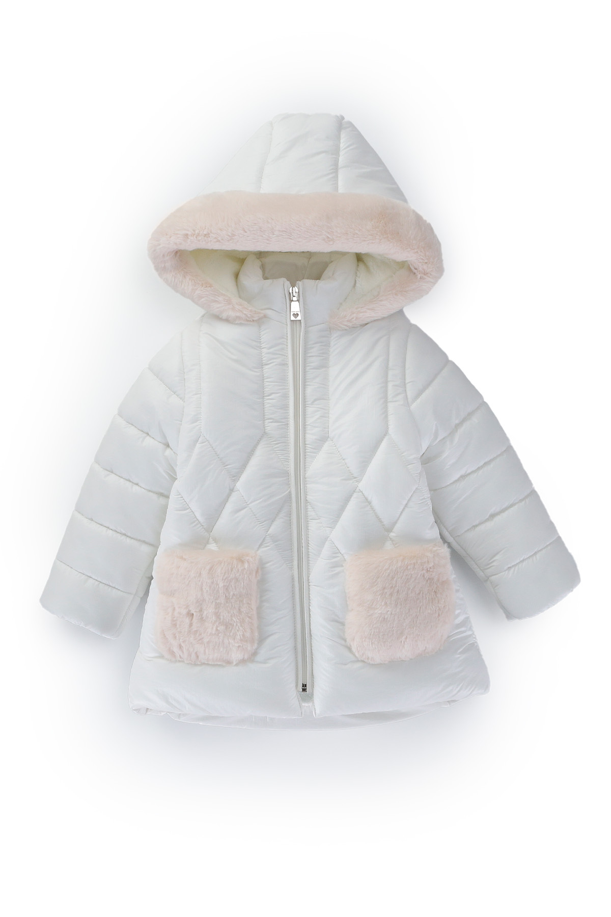  کت/کاپشن زمستانی کلاه‌دار، پارچه نرم و ضد آب مخصوص مد روز، آستر خزدار، جیب‌دار، طرح فویل