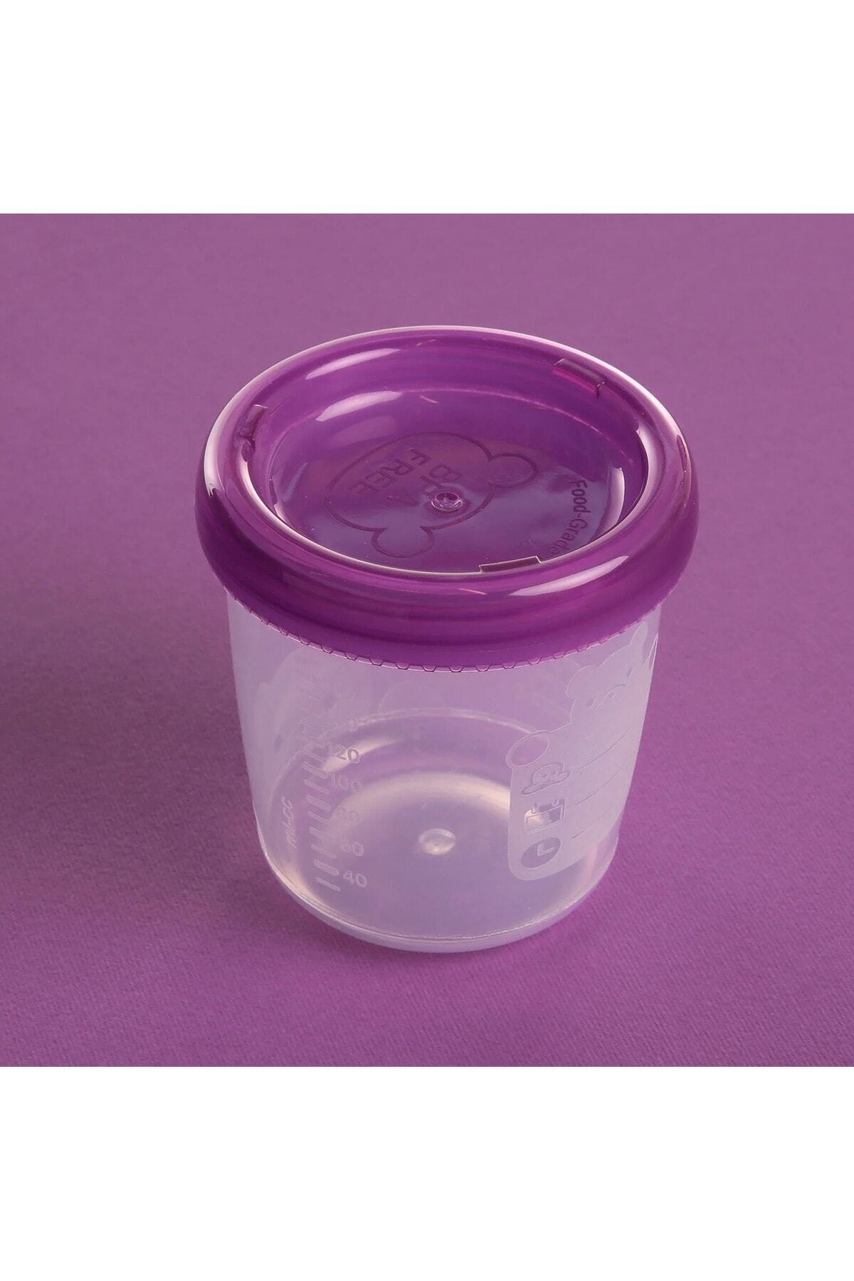 Süt ve Mama Saklama Kabı 4lü 180 ml 5