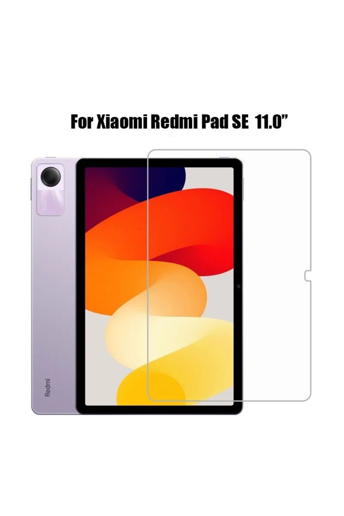 TEKNETSTORE Xiaomi Redmi Pad SE 8 GB 128 GB 11 Tablet Compatible Nano  Shatterproof Screen Protector Transparent Glass Fully Compatible - Trendyol