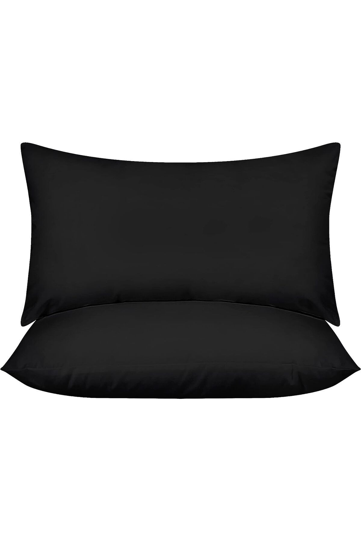 zgi Concept 2 Pieces Premium Black Smooth Throw Pillow Inner