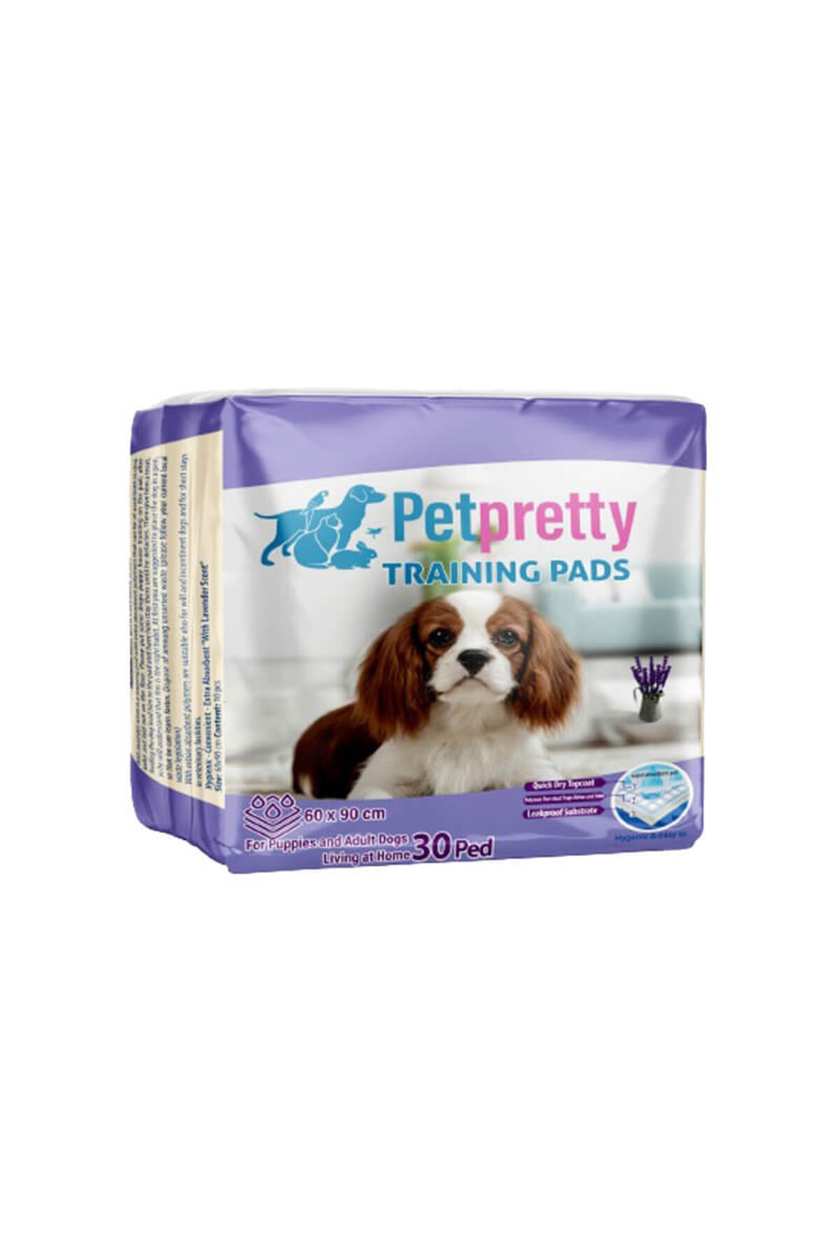 Bio VP-1901-PETPRETTY LAVANTALI ÇİŞ PEDİ 60X90 30LU