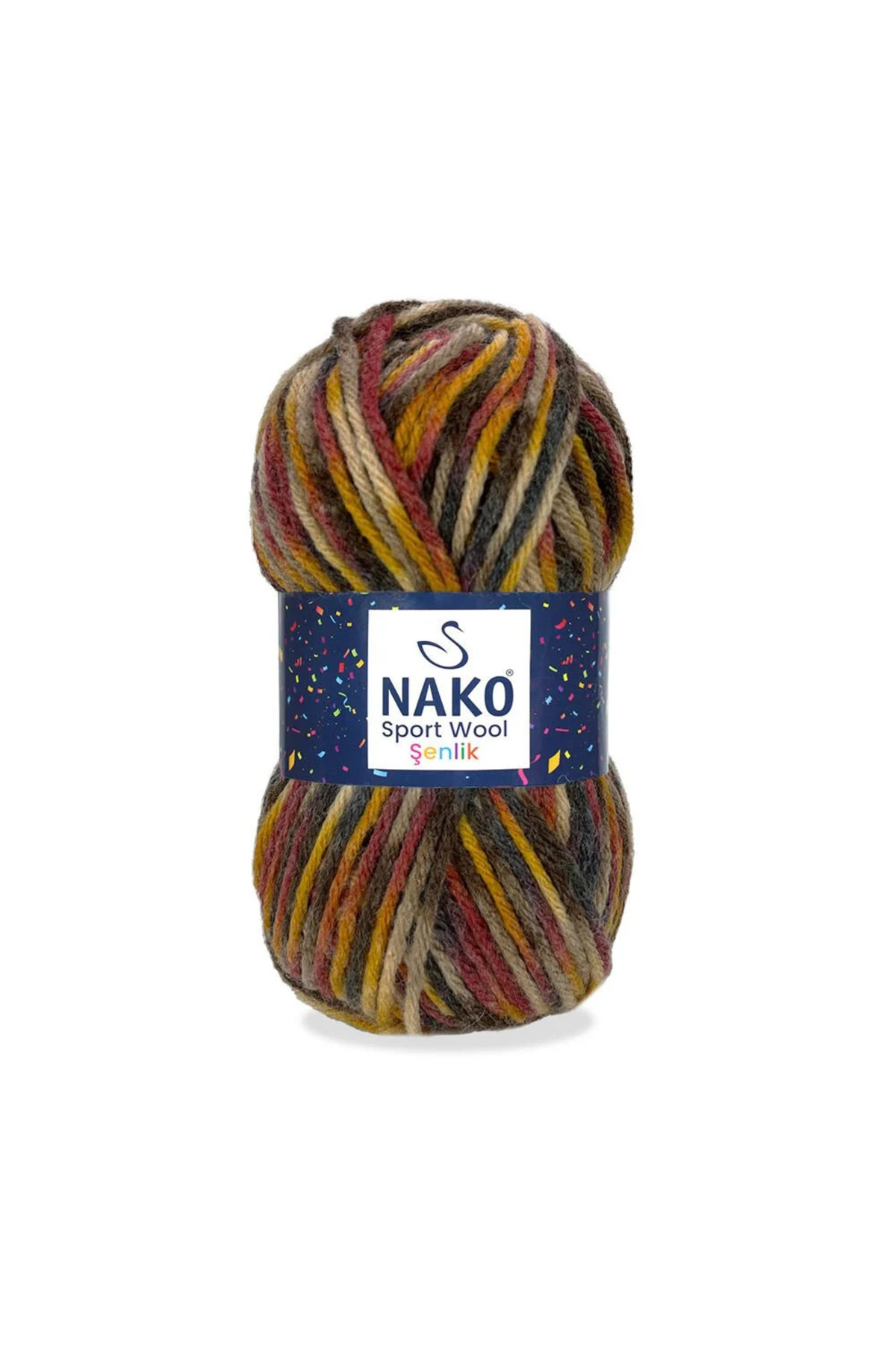Sportwool Festival 87735 Thick Scarf Beanie Rope 100g