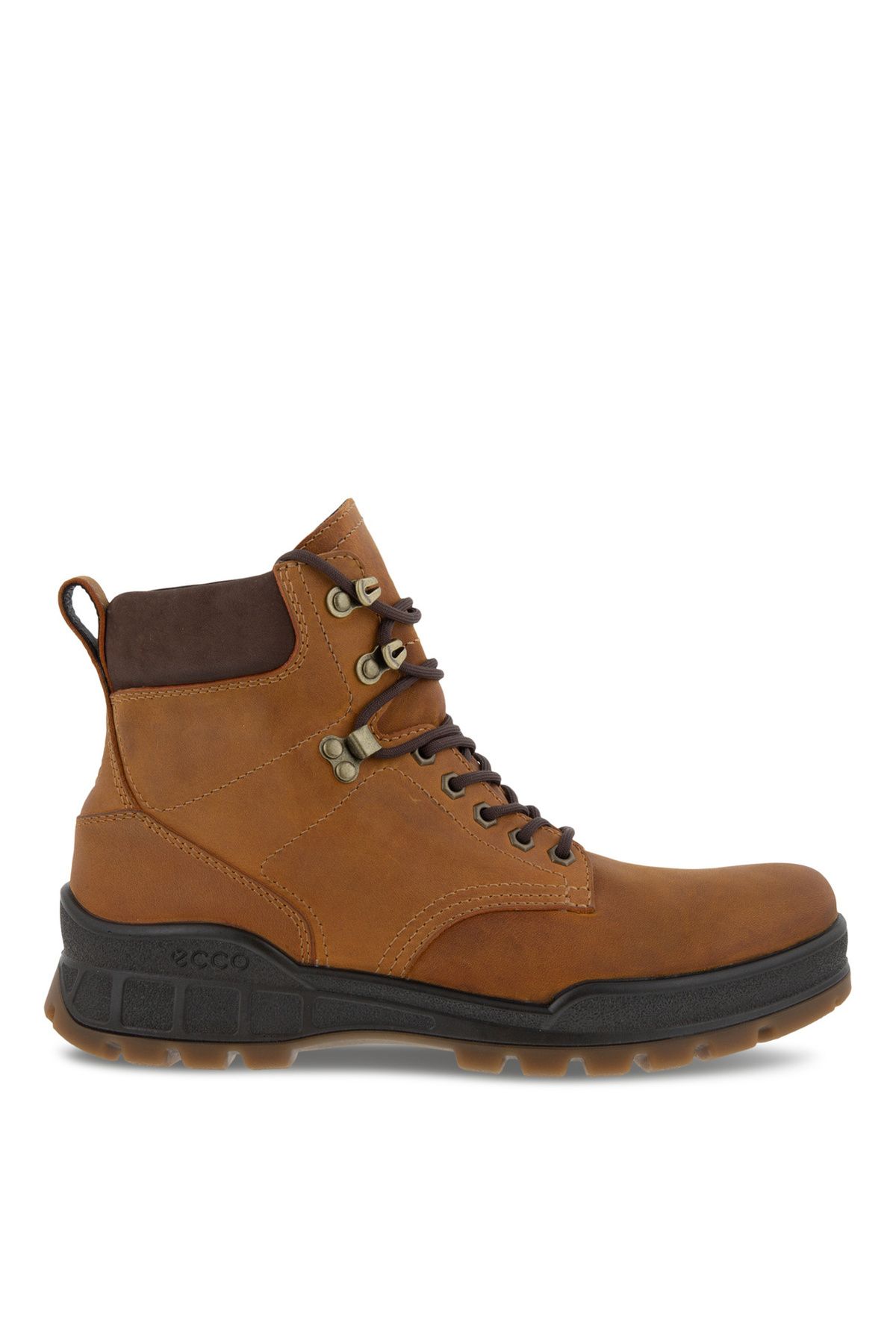 Ecco چکمه های مردانه قهوه ای Nubuck TRACK 25 M AMBER TOP OİL NUBUCK