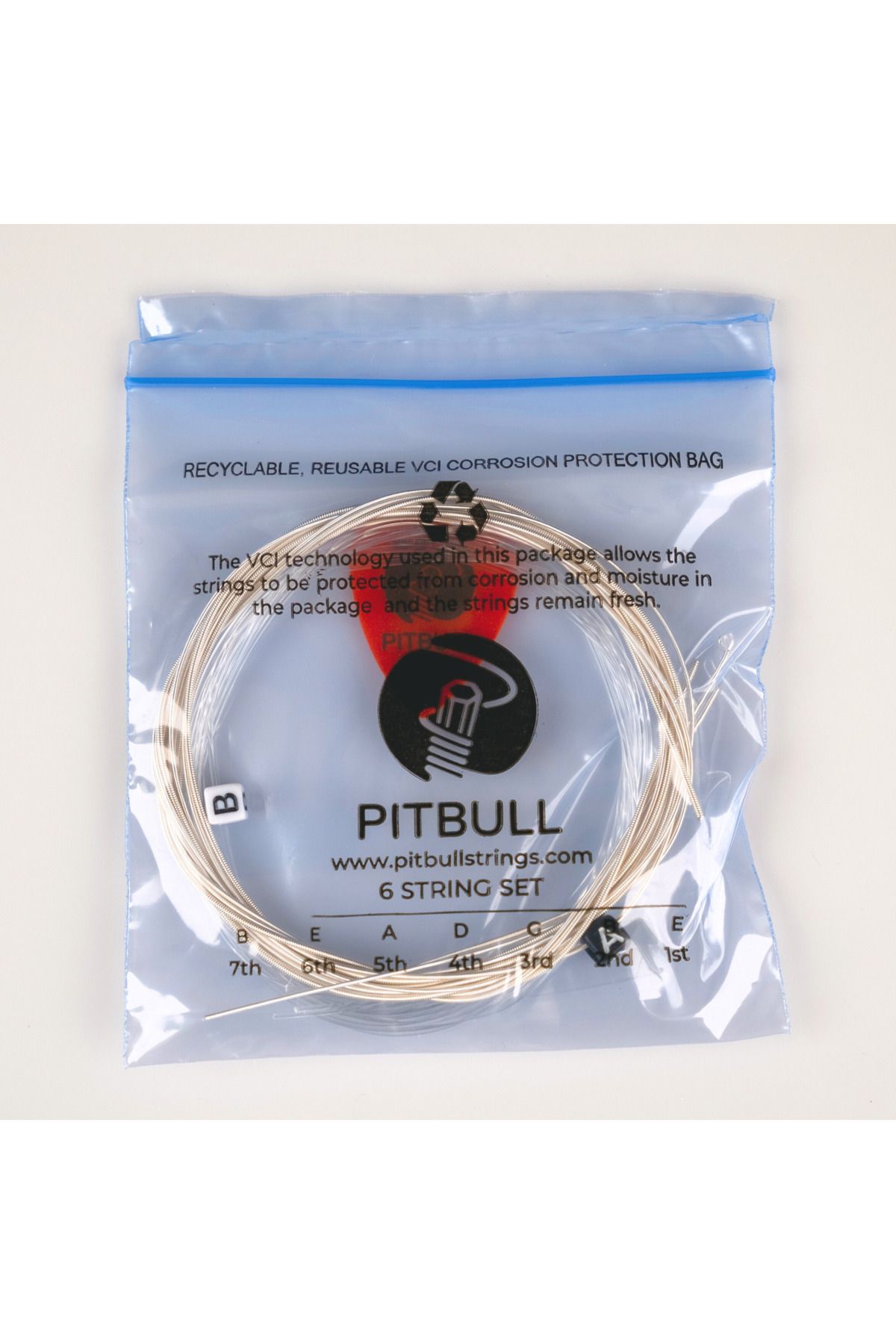 PİTBULL-Coated Series Classic Guitar String Set of 3 Hard Tension (String Winder 4 Pena Hat)Ccg Ht 3P Ssc 4